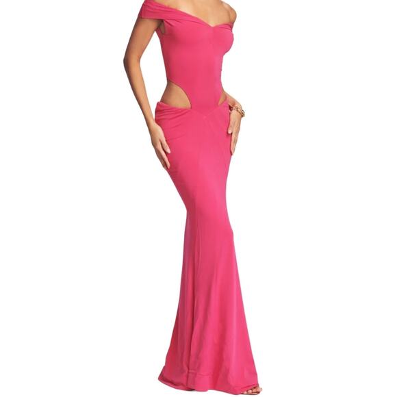 Retrofete Giada Pink Mermaid Maxi Dress Size XXS - Picture 11 of 16